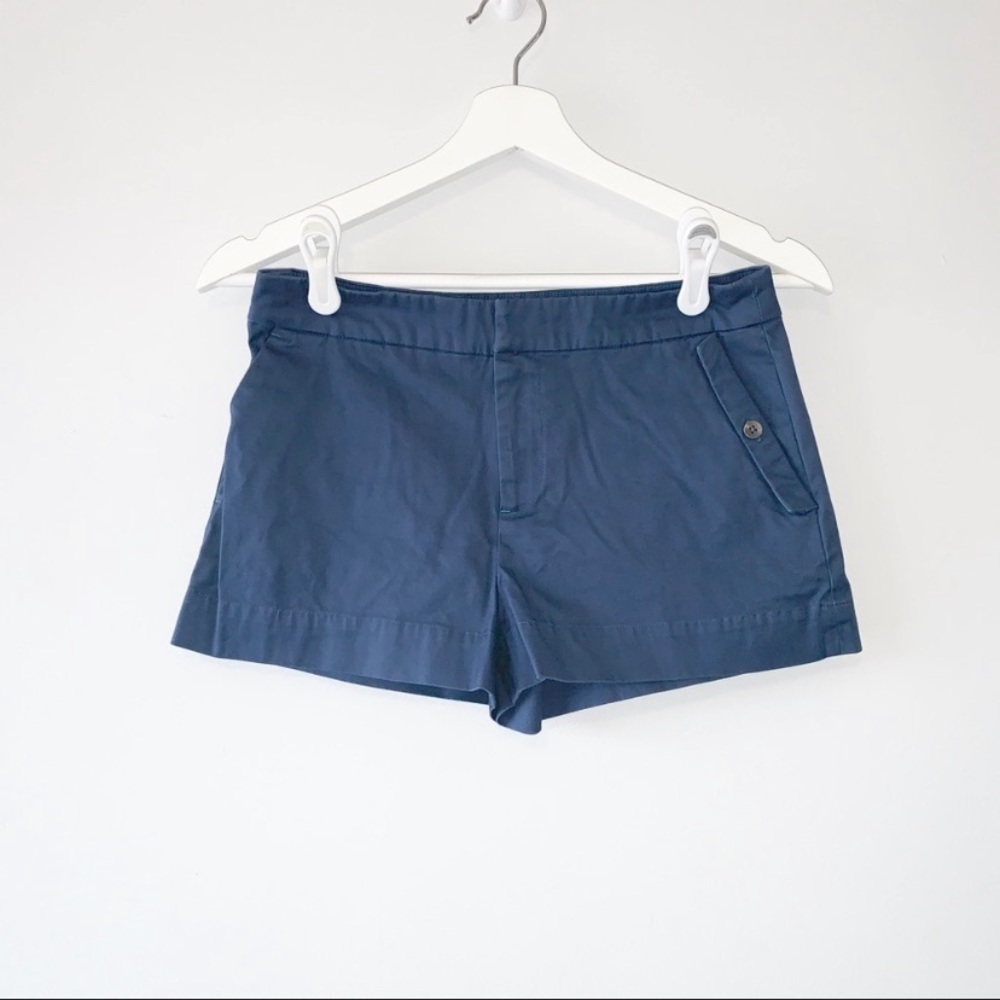 Kate Spade Saturday chino shorts in navy blue size 00
